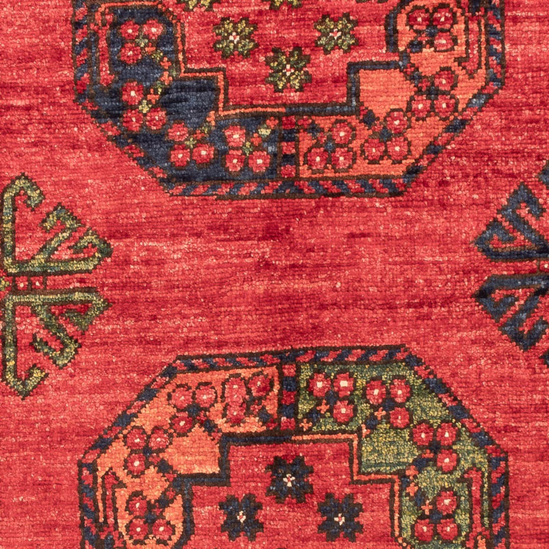 Alfombra afgana - 127 x 85 cm - rojo