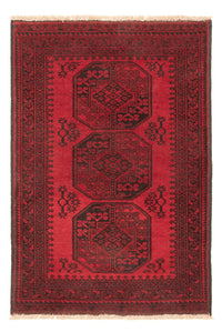 Alfombra afgana - Filpa - 120 x 80 cm - rojo