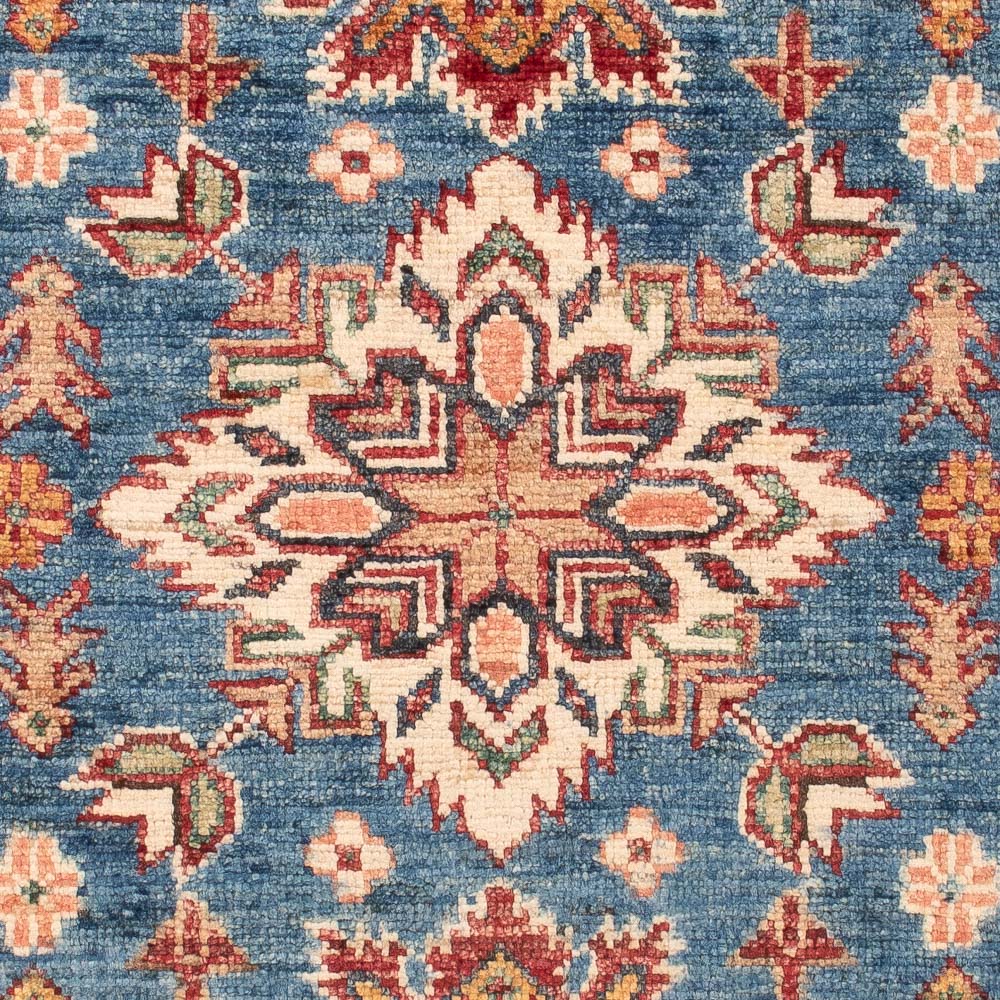 Alfombra Ziegler - Kazak - Real - 125 x 83 cm - azul