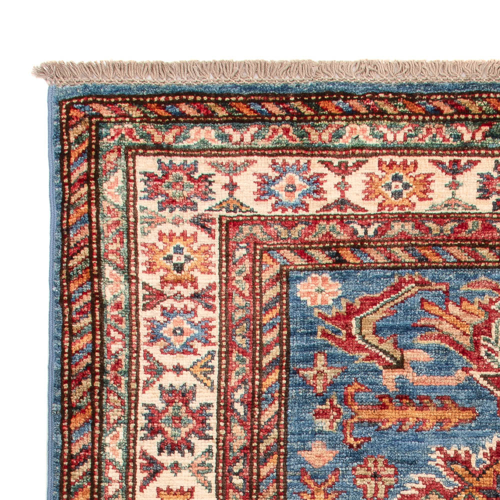 Alfombra Ziegler - Kazak - Real - 125 x 83 cm - azul