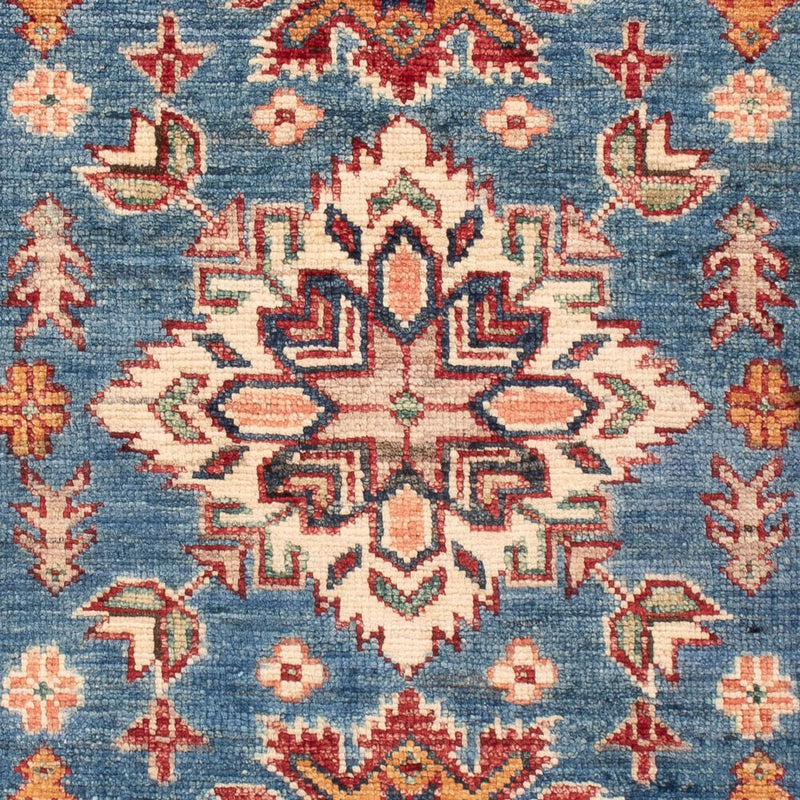 Alfombra Ziegler - Kazak - Real - 129 x 84 cm - azul