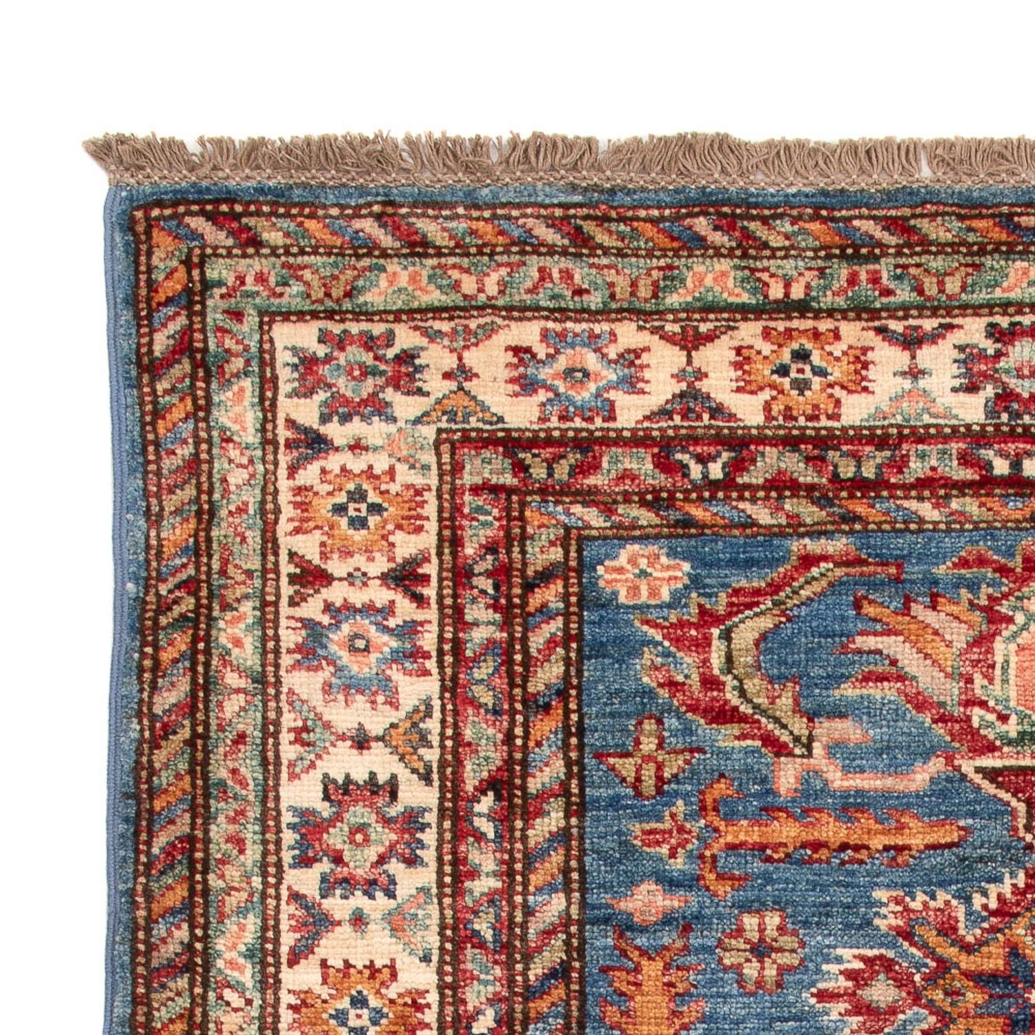 Alfombra Ziegler - Kazak - Real - 129 x 84 cm - azul