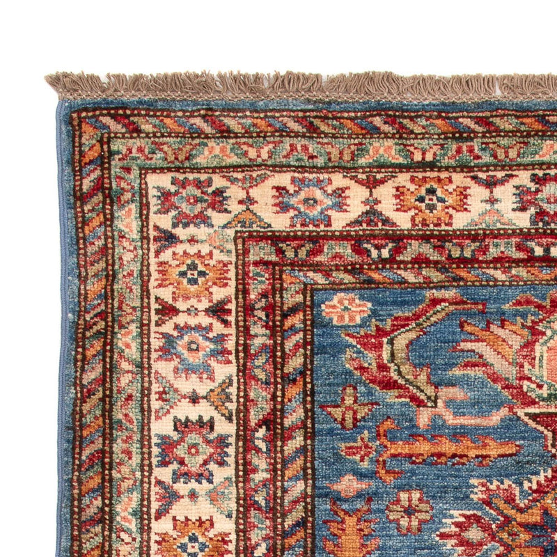 Alfombra Ziegler - Kazak - Real - 129 x 84 cm - azul