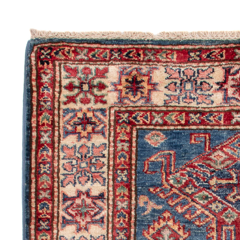 Alfombra Ziegler - Kazak - Real - 123 x 83 cm - azul