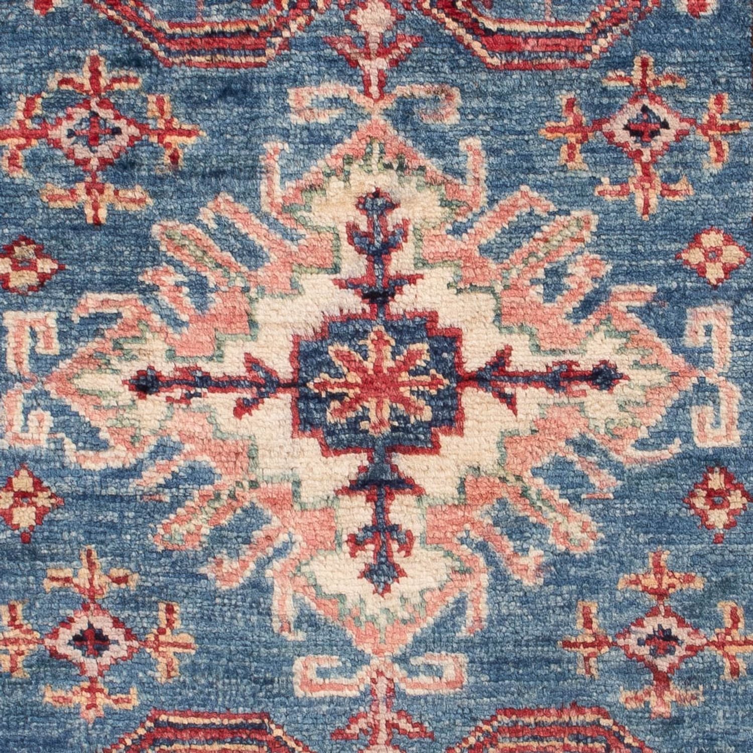 Alfombra Ziegler - Kazak - Real - 124 x 81 cm - azul