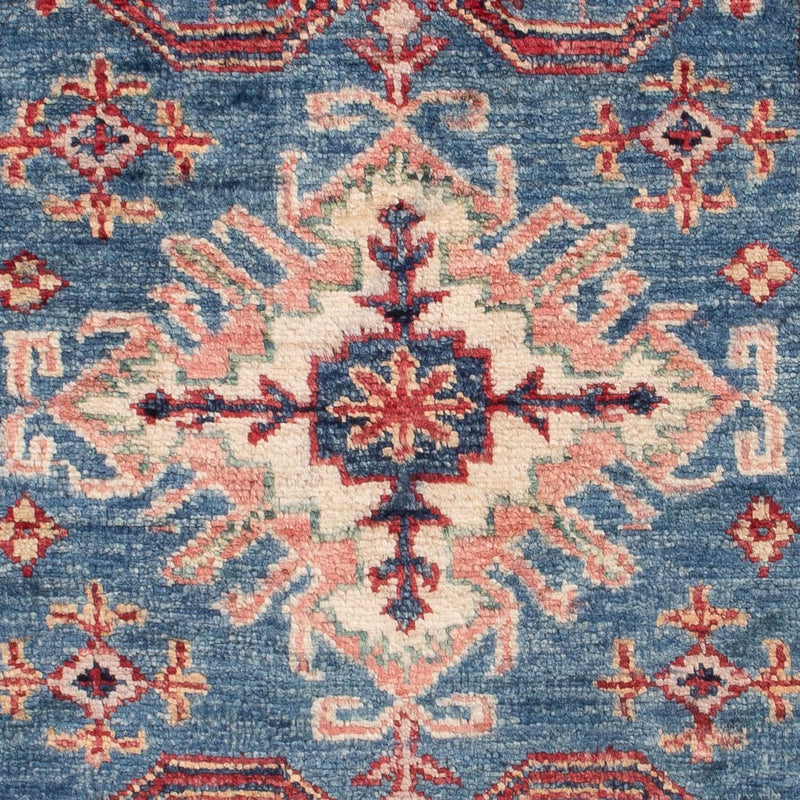 Alfombra Ziegler - Kazak - Real - 124 x 81 cm - azul