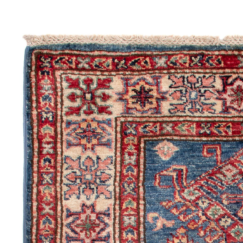 Alfombra Ziegler - Kazak - Real - 124 x 81 cm - azul