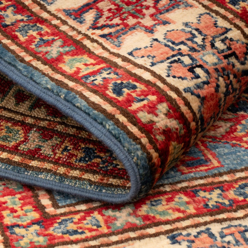 Alfombra Ziegler - Kazak - Real - 124 x 81 cm - azul