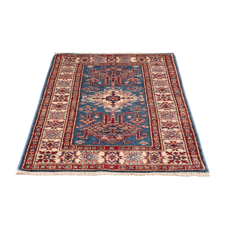 Alfombra Ziegler - Kazak - Real - 124 x 81 cm - azul