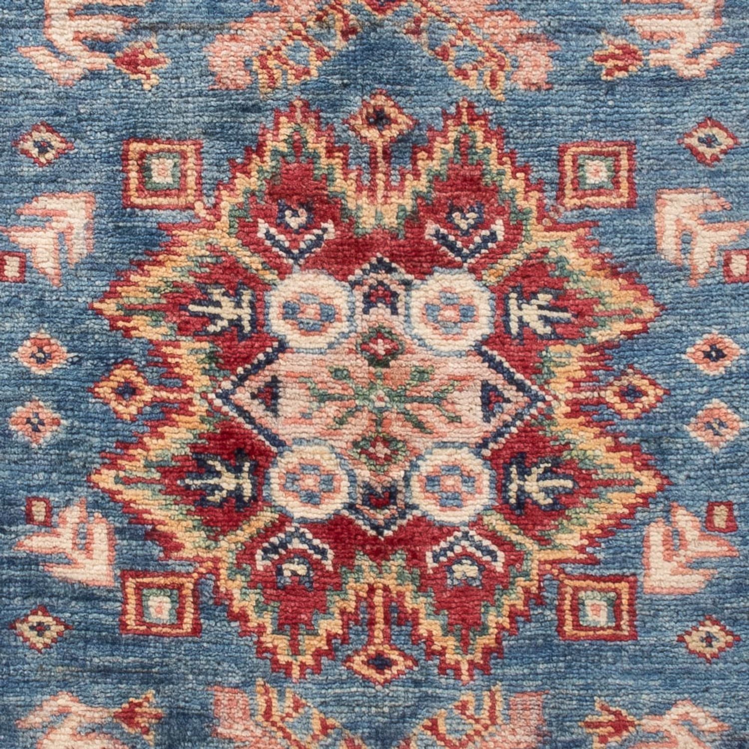 Alfombra Ziegler - Kazak - Real - 122 x 80 cm - azul