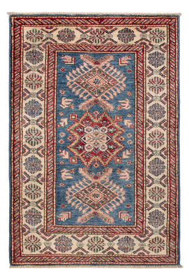 Alfombra Ziegler - Kazak - Real - 121 x 81 cm - azul