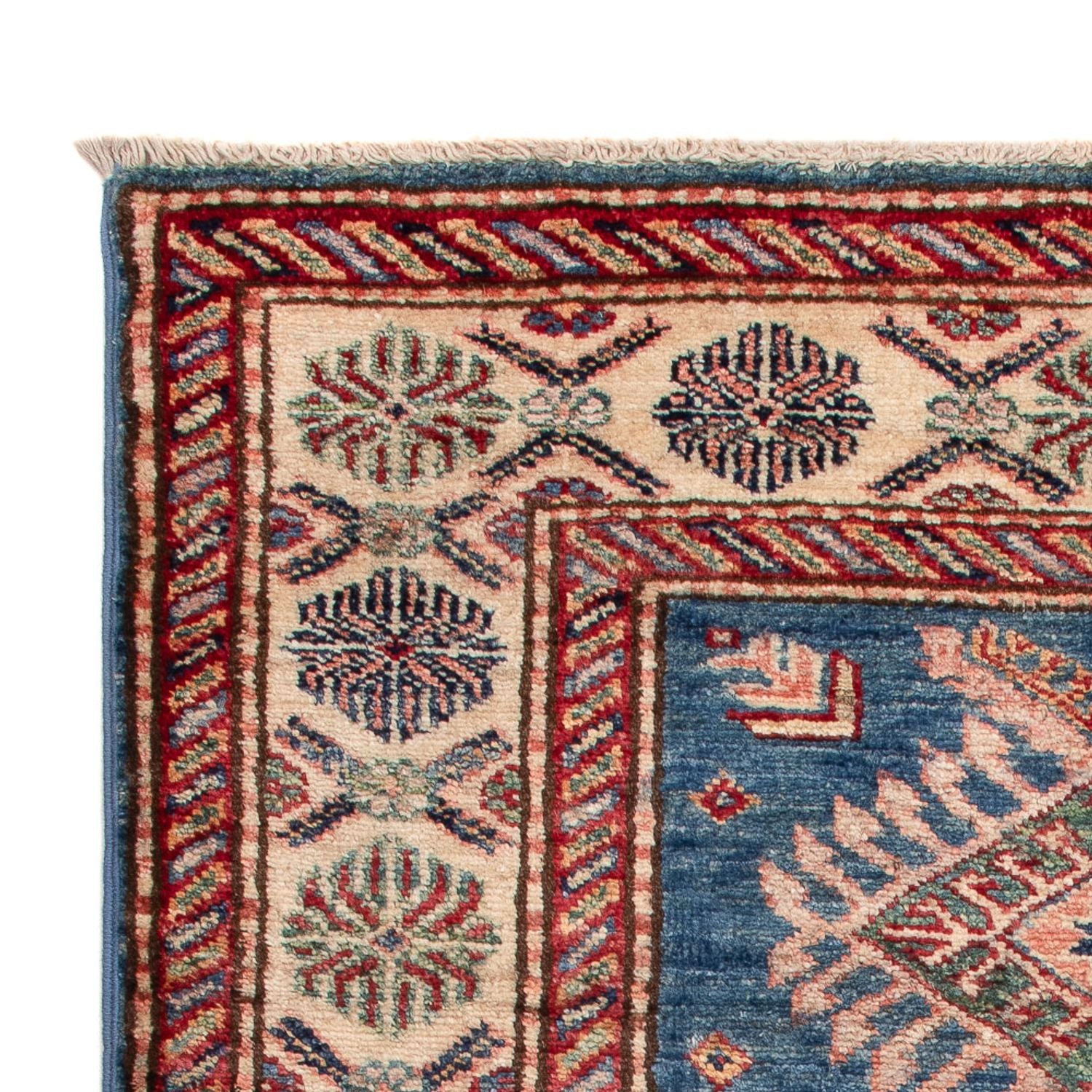 Alfombra Ziegler - Kazak - Real - 121 x 81 cm - azul