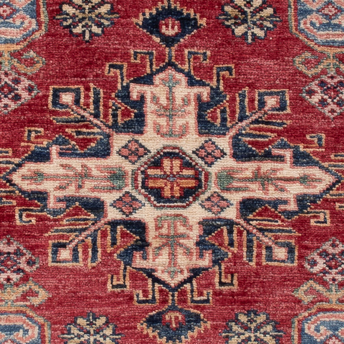 Alfombra Ziegler - Kazak - Real - 122 x 82 cm - rojo burdeos