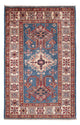 Alfombra Ziegler - Kazak - Real - 125 x 82 cm - azul