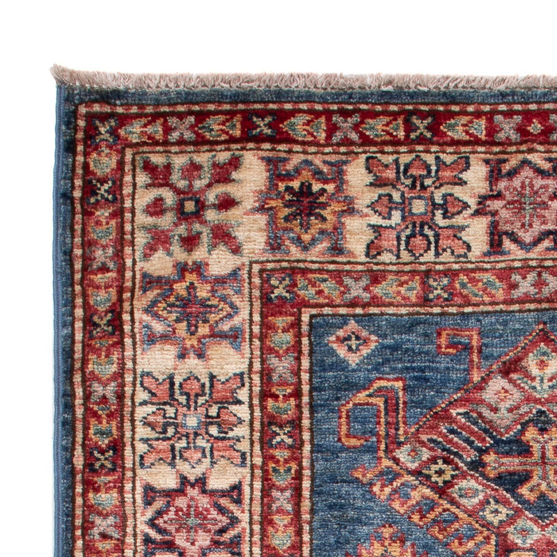 Alfombra Ziegler - Kazak - Real - 125 x 82 cm - azul