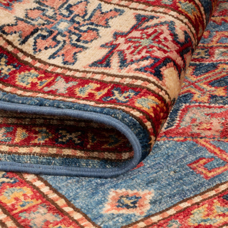 Alfombra Ziegler - Kazak - Real - 125 x 82 cm - azul
