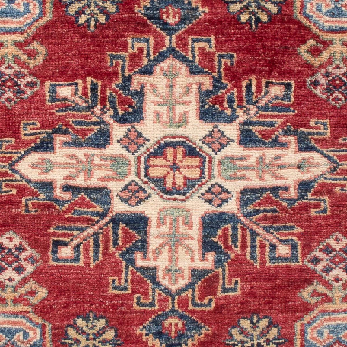 Alfombra Ziegler - Kazak - Real - 122 x 84 cm - rojo burdeos