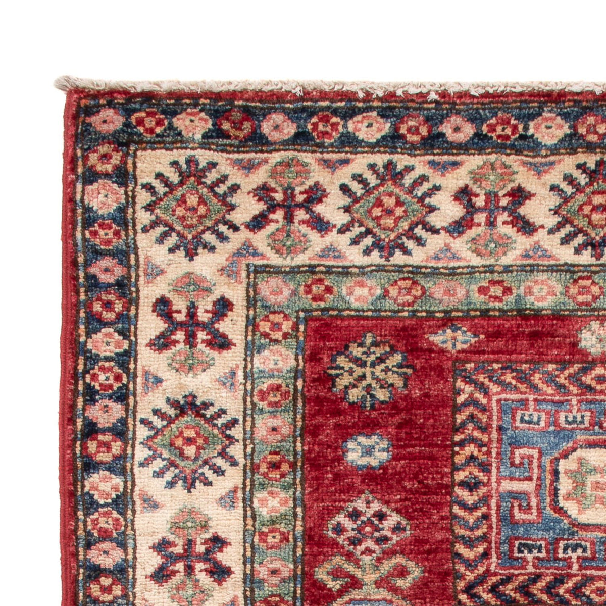 Alfombra Ziegler - Kazak - Real - 122 x 84 cm - rojo burdeos