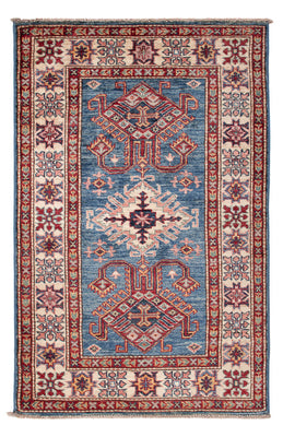 Alfombra Ziegler - Kazak - Real - 125 x 83 cm - azul