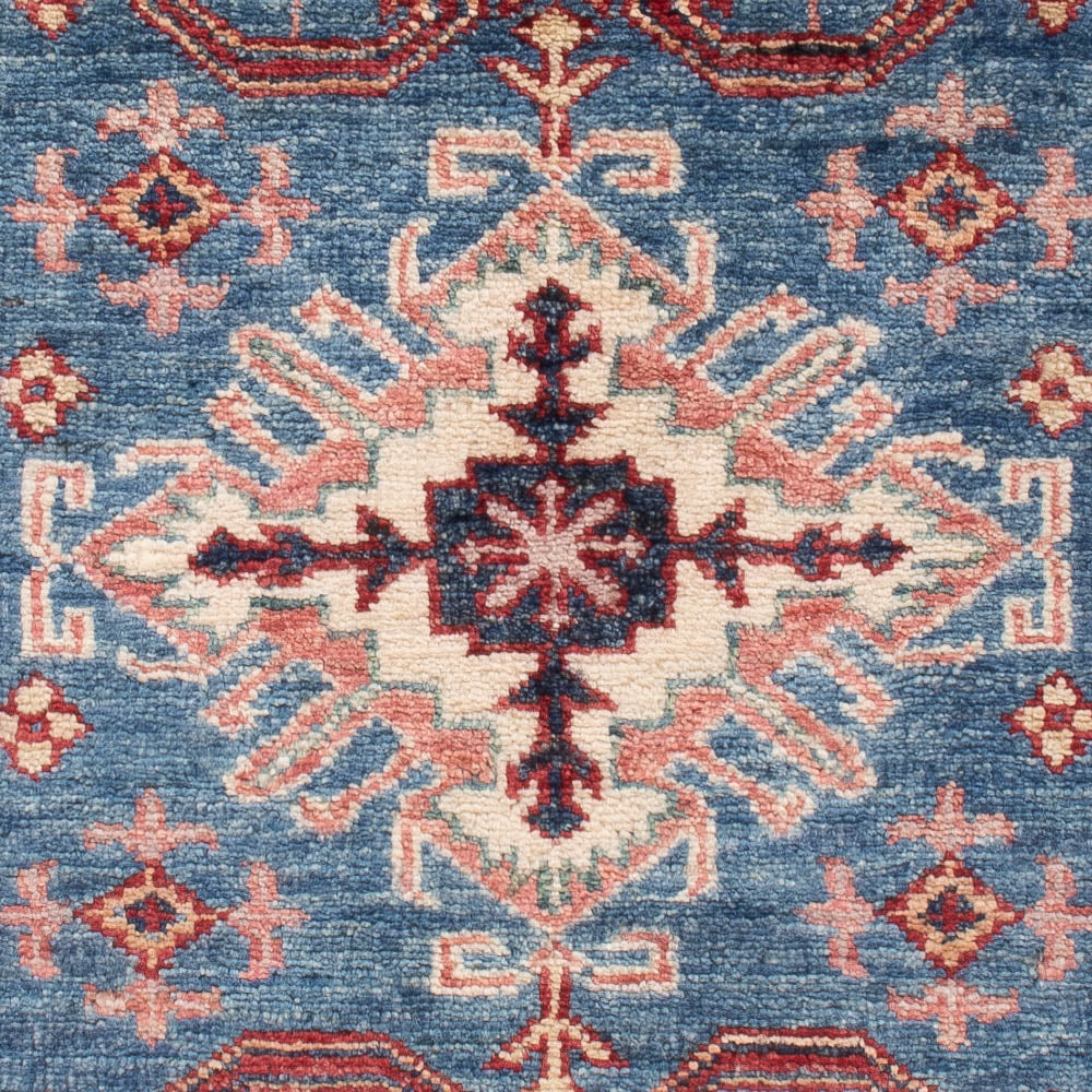 Alfombra Ziegler - Kazak - Real - 128 x 81 cm - azul