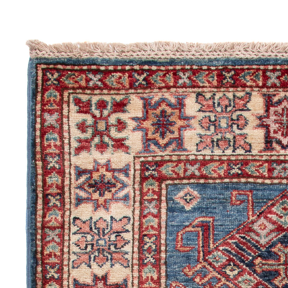 Alfombra Ziegler - Kazak - Real - 128 x 81 cm - azul