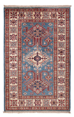 Alfombra Ziegler - Kazak - Real - 126 x 80 cm - azul
