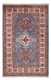 Alfombra Ziegler - Kazak - Real - 126 x 80 cm - azul