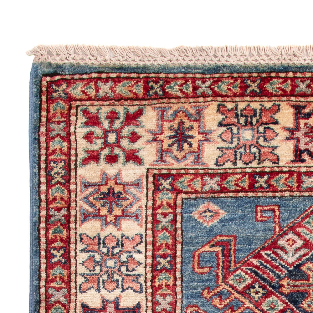 Alfombra Ziegler - Kazak - Real - 126 x 81 cm - azul