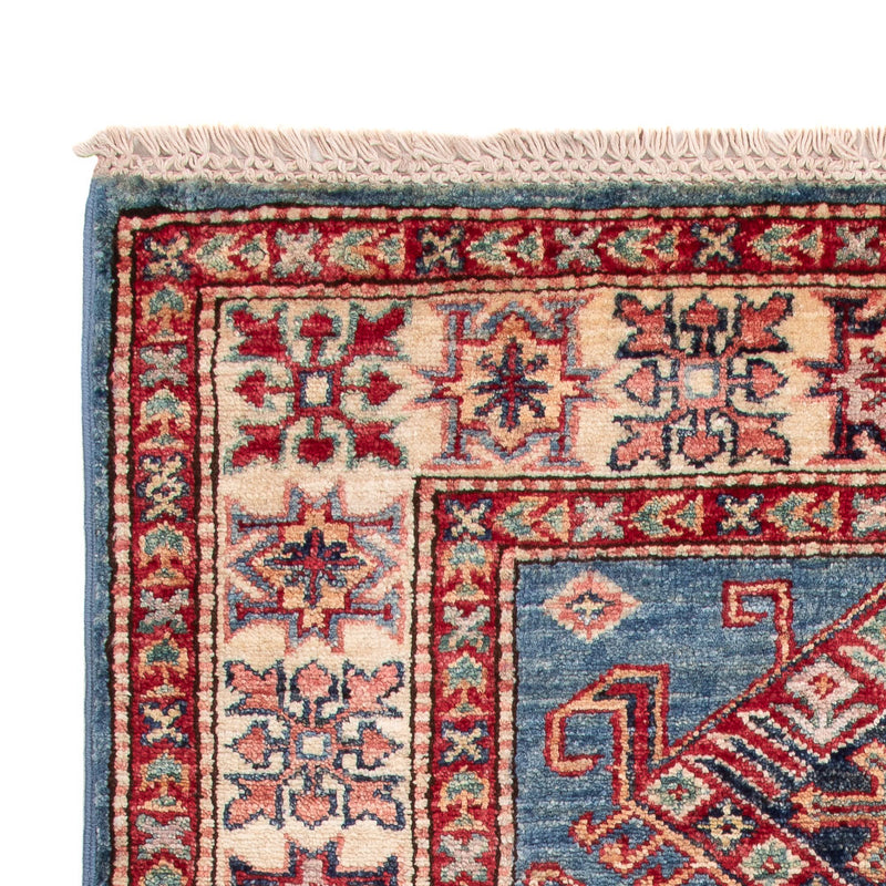 Alfombra Ziegler - Kazak - Real - 126 x 81 cm - azul