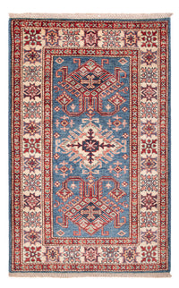 Alfombra Ziegler - Kazak - Real - 128 x 82 cm - azul