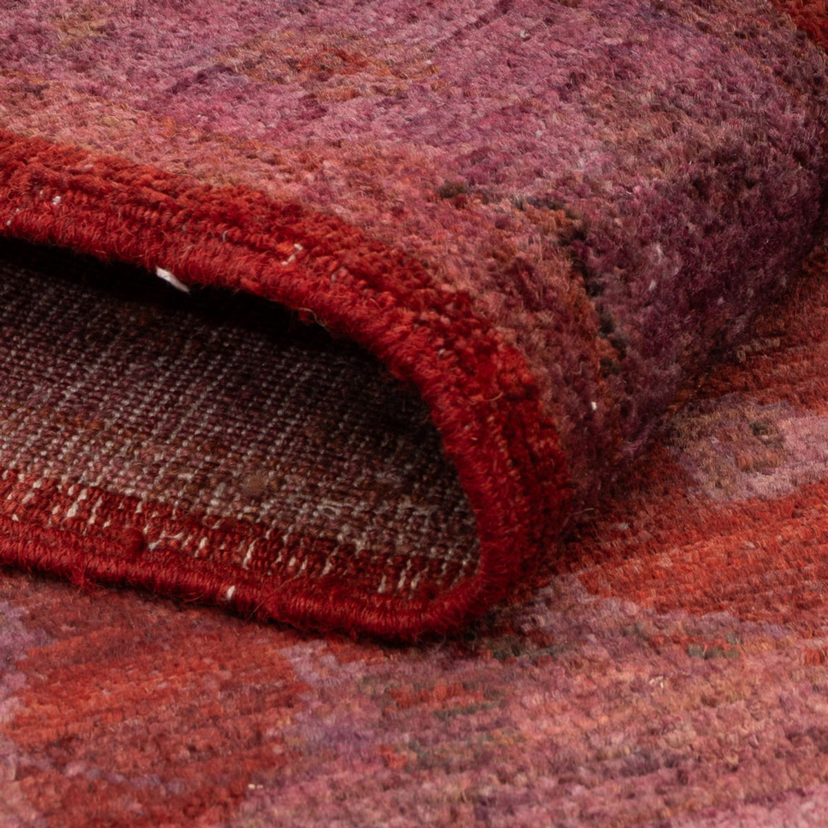 Alfombra Ziegler - Moderna - 122 x 80 cm - rojo burdeos