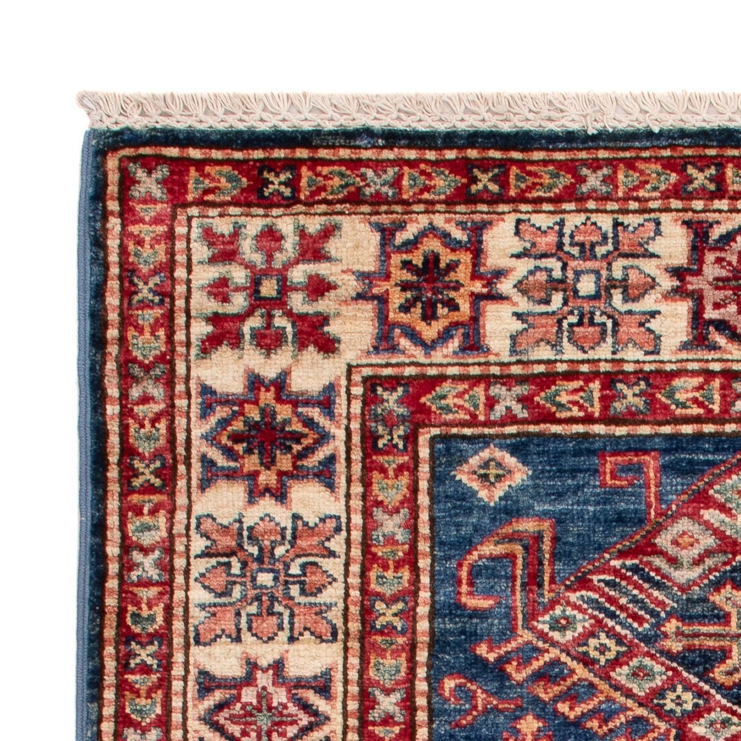 Alfombra Ziegler - Kazak - Real - 122 x 79 cm - azul