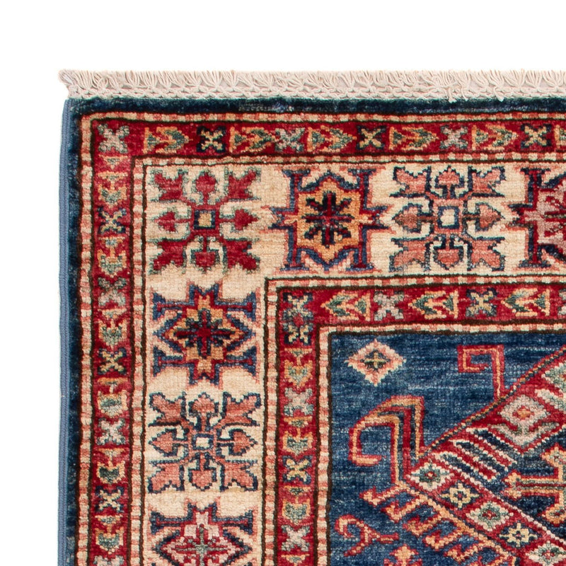 Alfombra Ziegler - Kazak - Real - 122 x 79 cm - azul