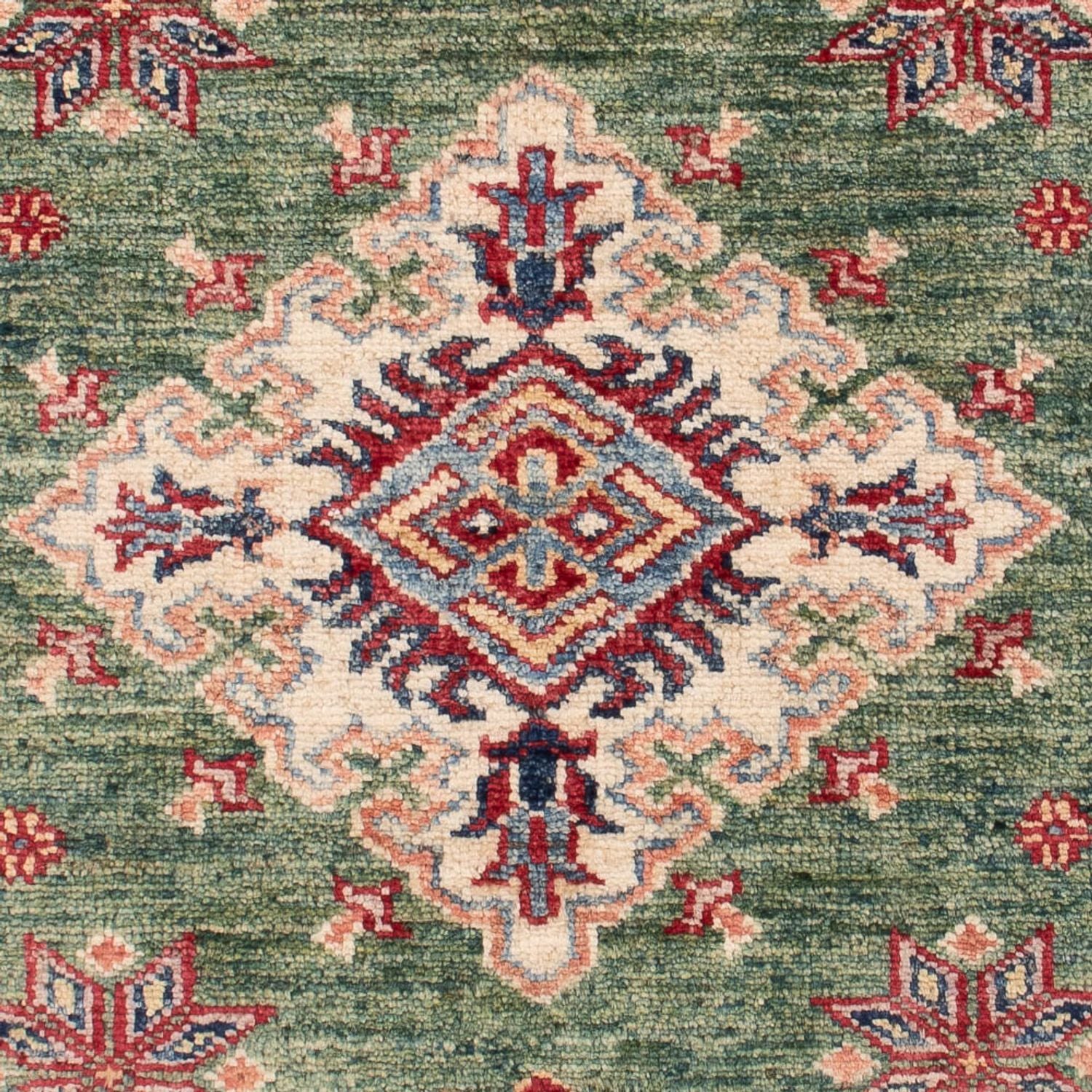 Alfombra Ziegler - Kazak - Real - 121 x 79 cm - verde