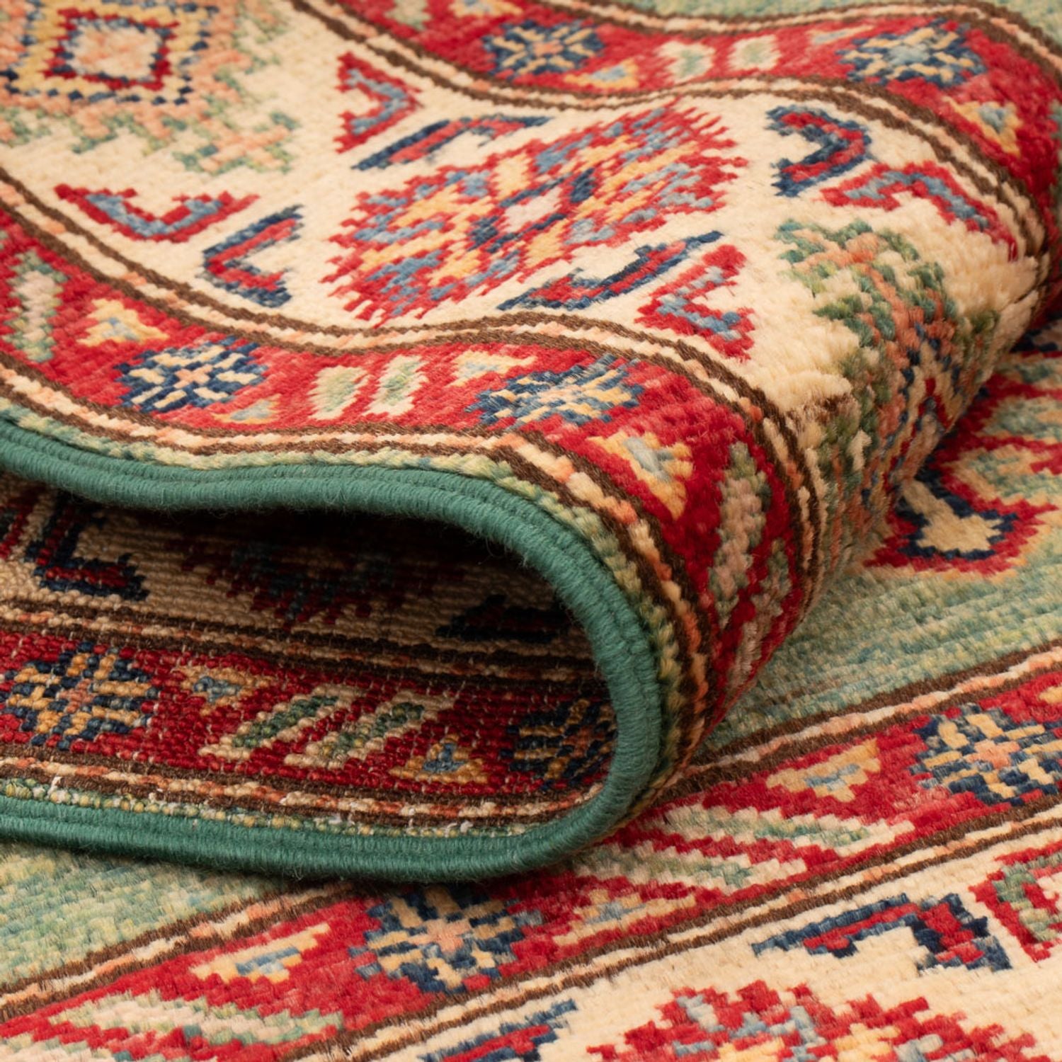Alfombra Ziegler - Kazak - Real - 121 x 79 cm - verde