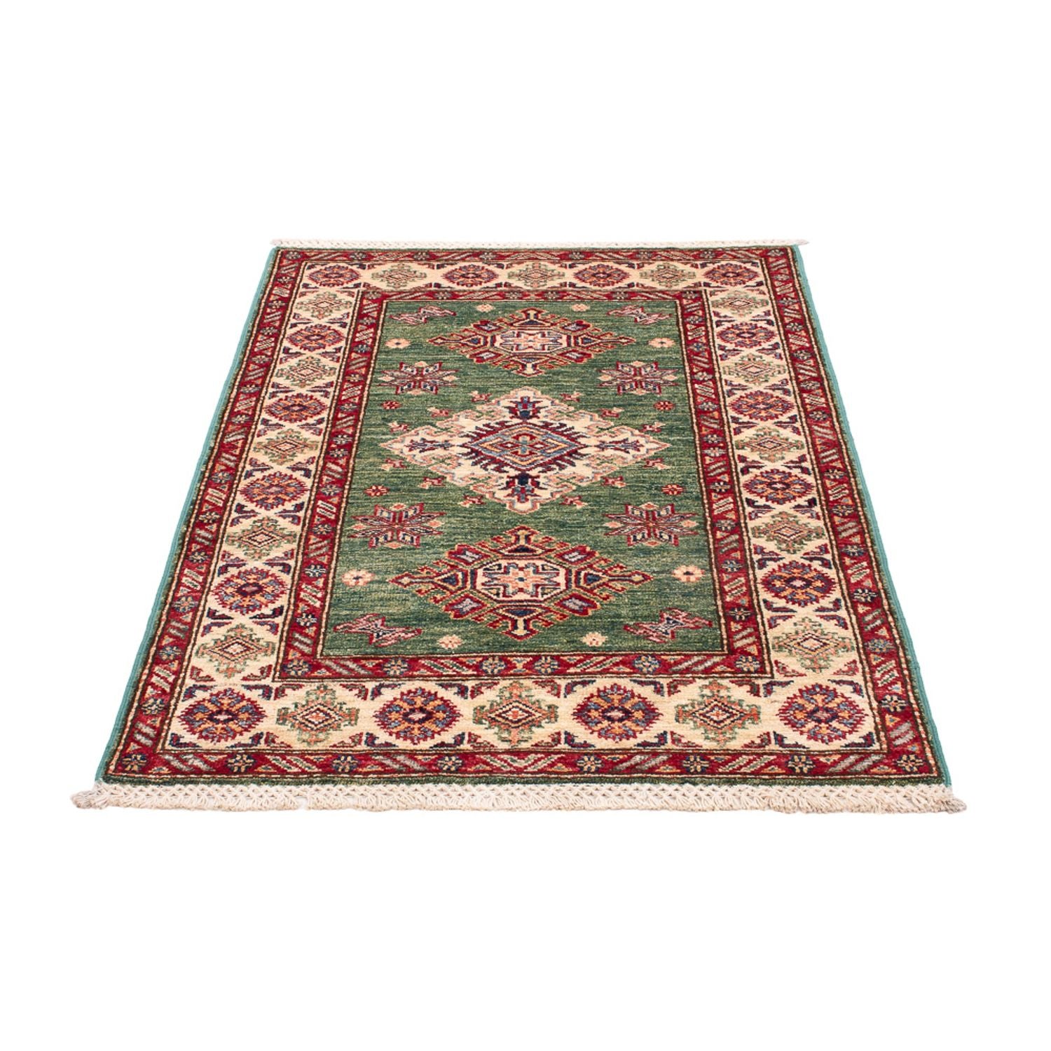 Alfombra Ziegler - Kazak - Real - 121 x 79 cm - verde