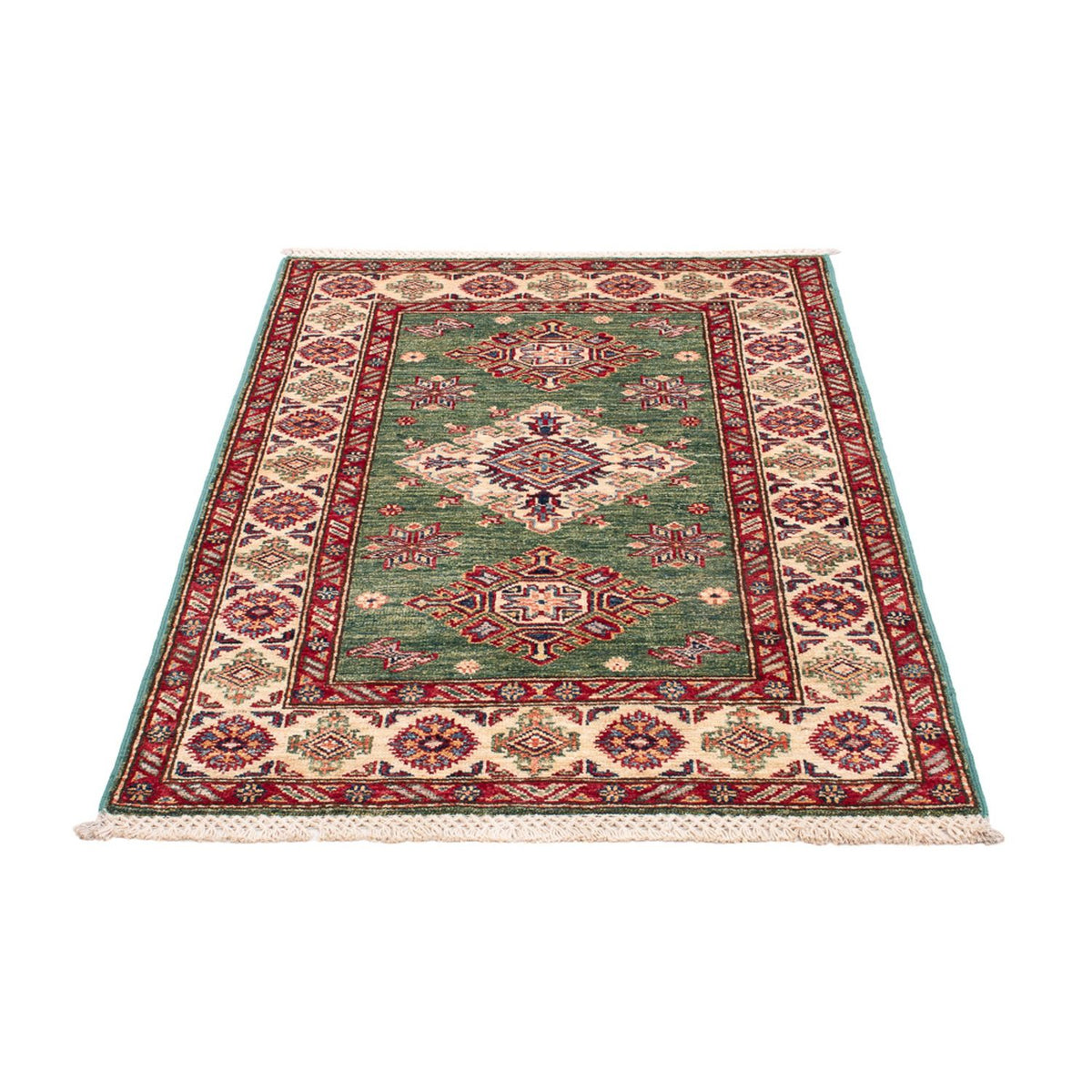 Alfombra Ziegler - Kazak - Real - 121 x 79 cm - verde