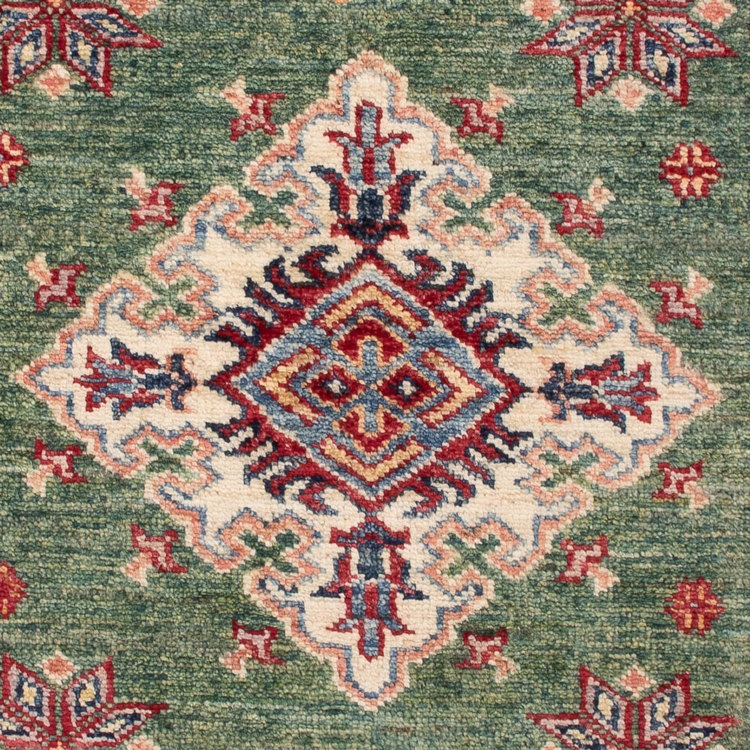 Alfombra Ziegler - Kazak - Real - 121 x 78 cm - verde