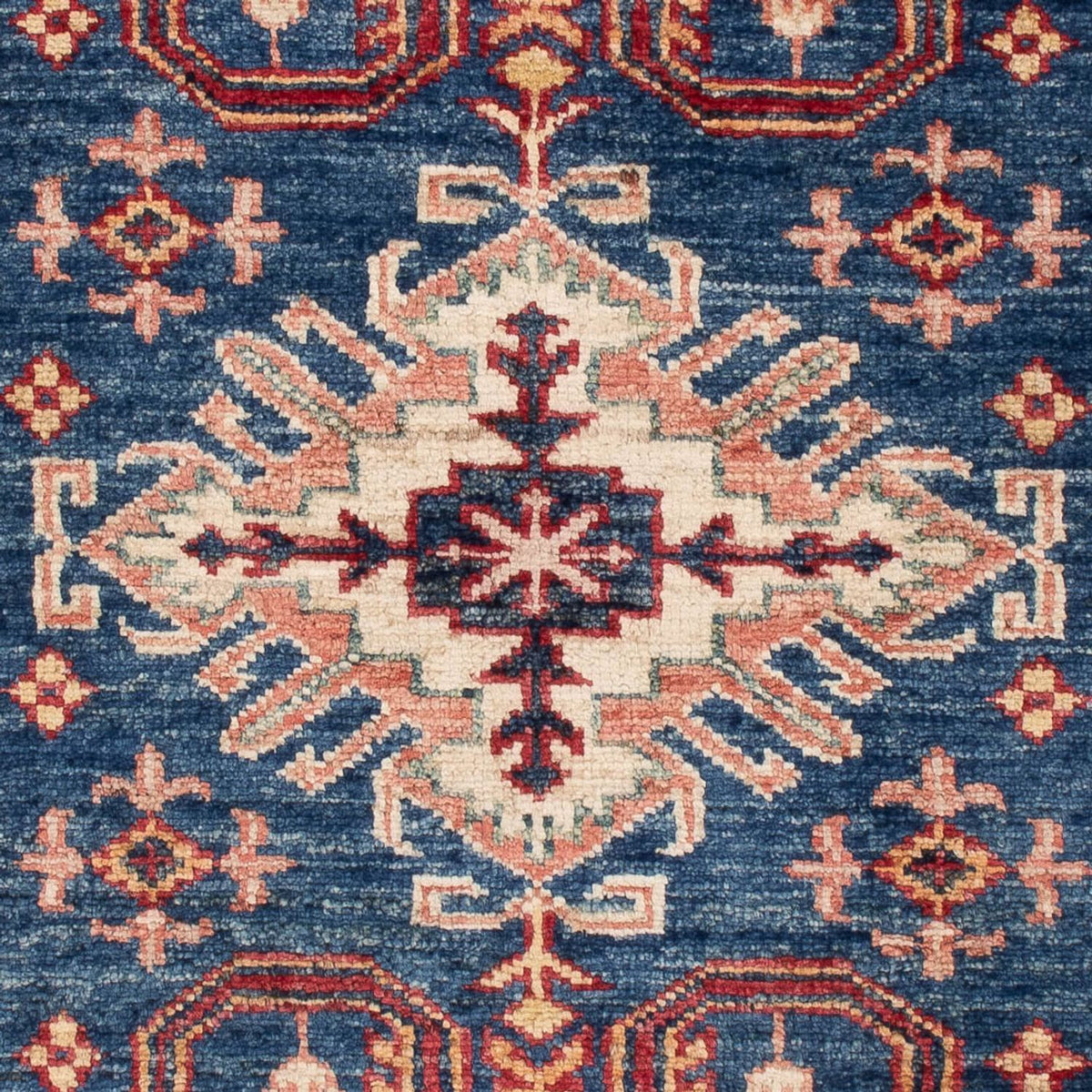 Alfombra Ziegler - Kazak - Real - 122 x 80 cm - azul