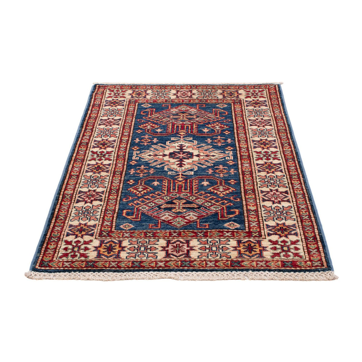 Alfombra Ziegler - Kazak - Real - 122 x 80 cm - azul