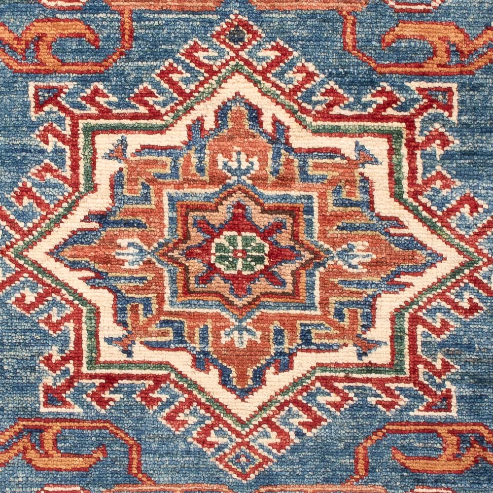 Alfombra Ziegler - Kazak - Real - 124 x 85 cm - azul