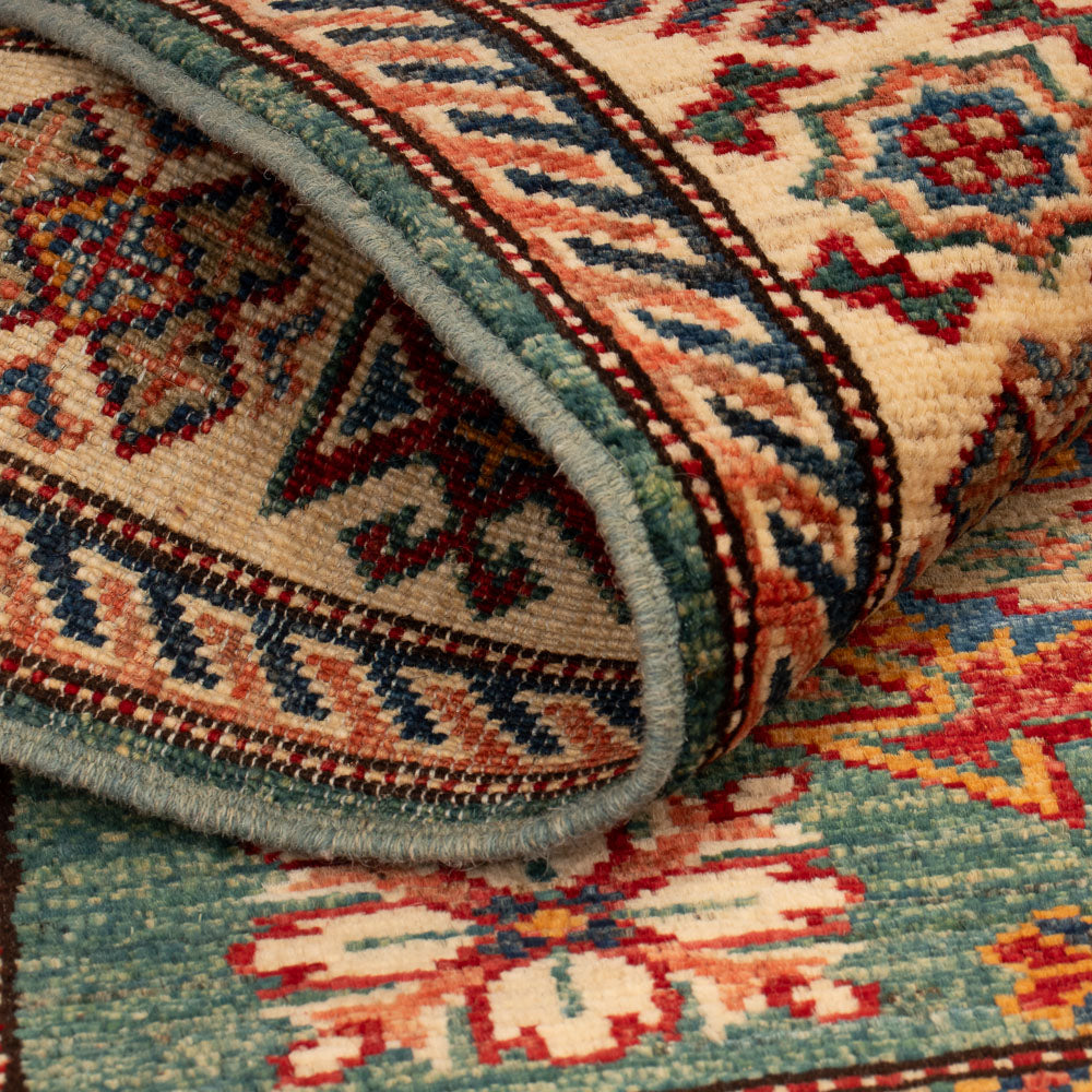 Alfombra Ziegler - Kazak - Real - 114 x 84 cm - verde