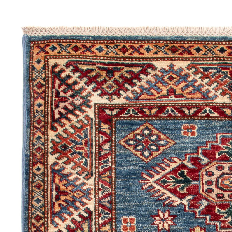 Alfombra Ziegler - Kazak - Real - 124 x 89 cm - azul