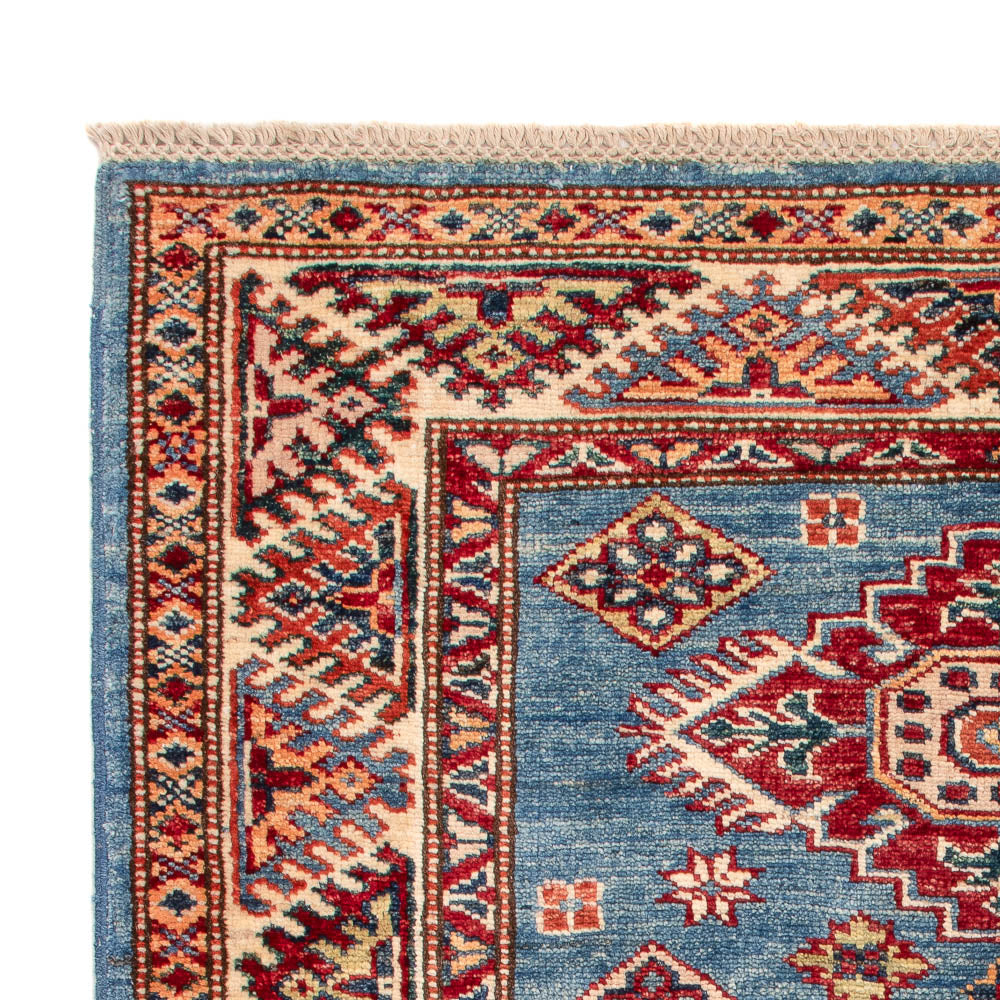 Alfombra Ziegler - Kazak - Real - 121 x 92 cm - azul