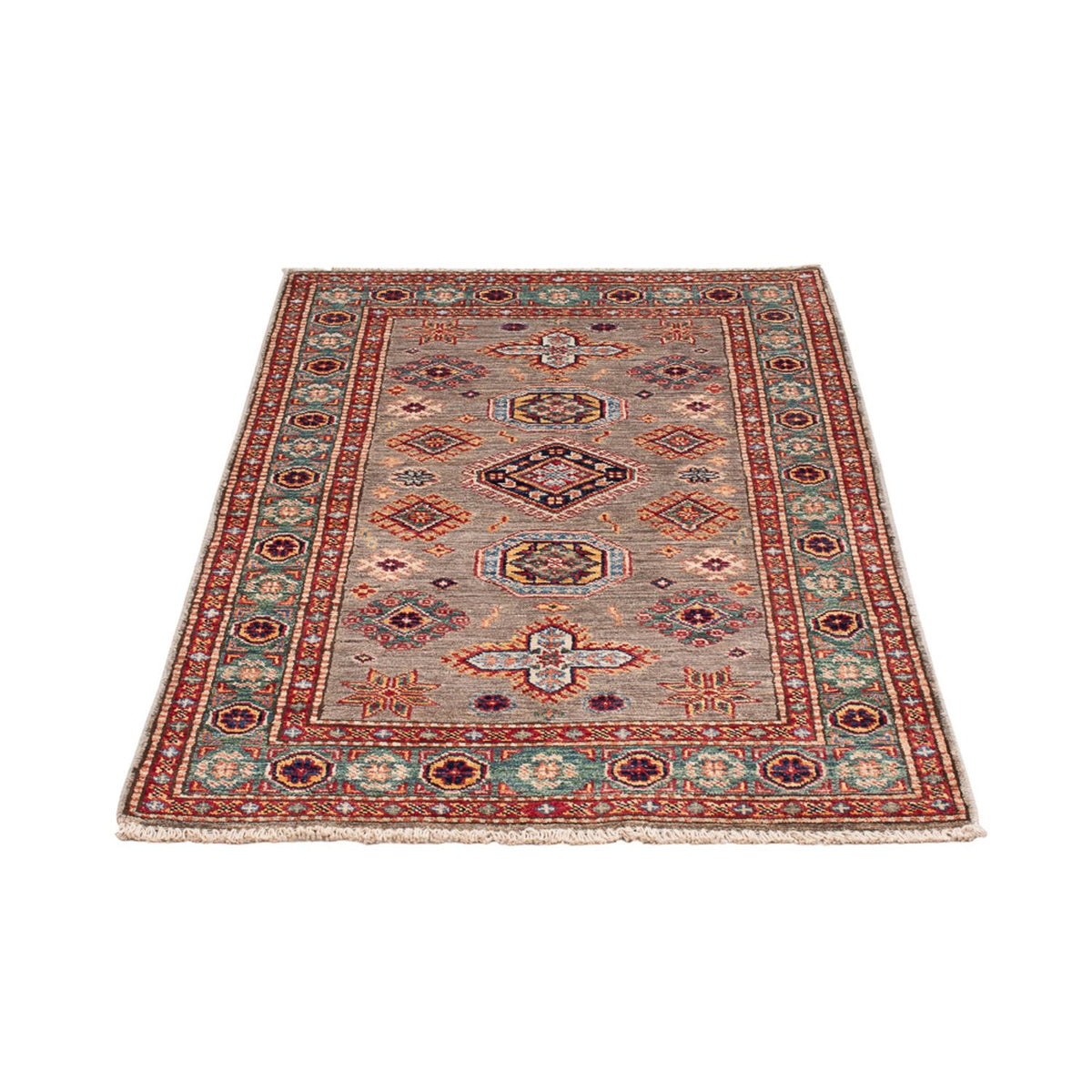 Alfombra Ziegler - Kazak - Real - 123 x 77 cm - taupe