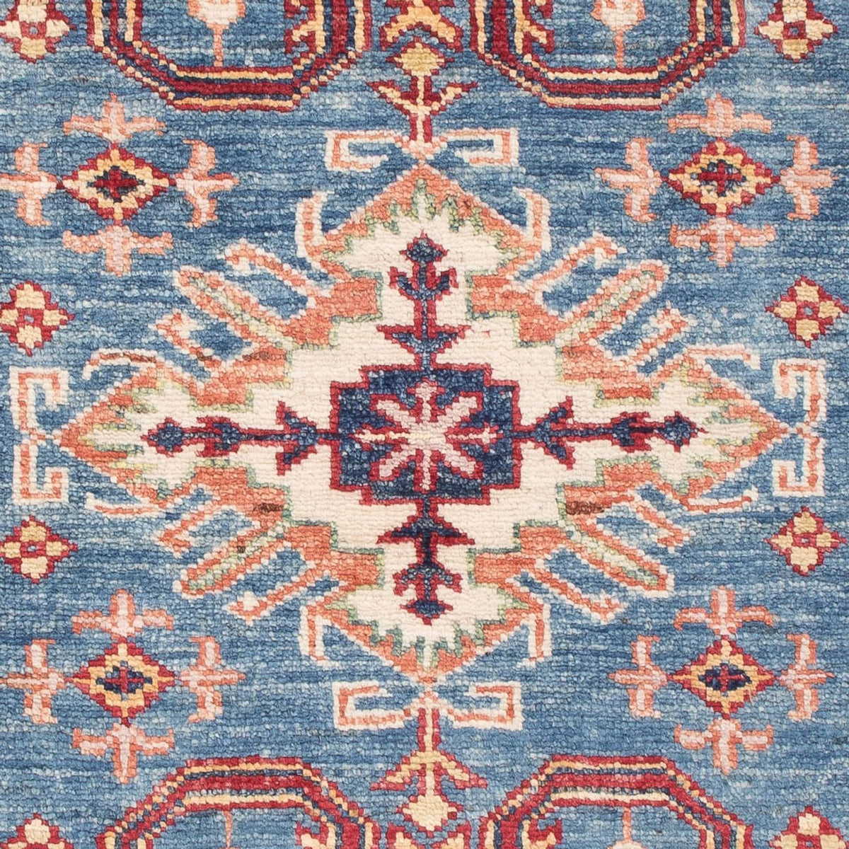 Alfombra Ziegler - Kazak - Real - 125 x 80 cm - azul