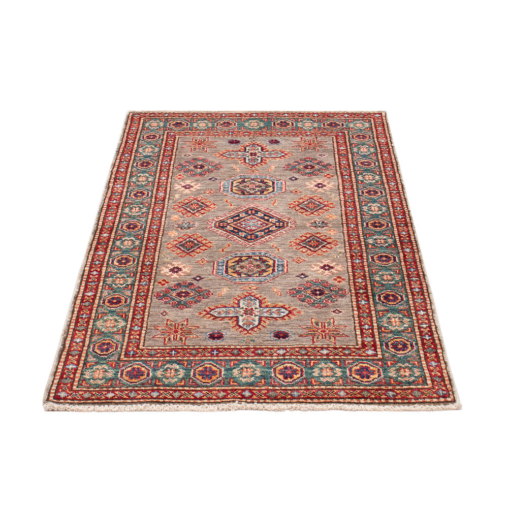 Alfombra Ziegler - Kazak - Real - 120 x 76 cm - marrón claro