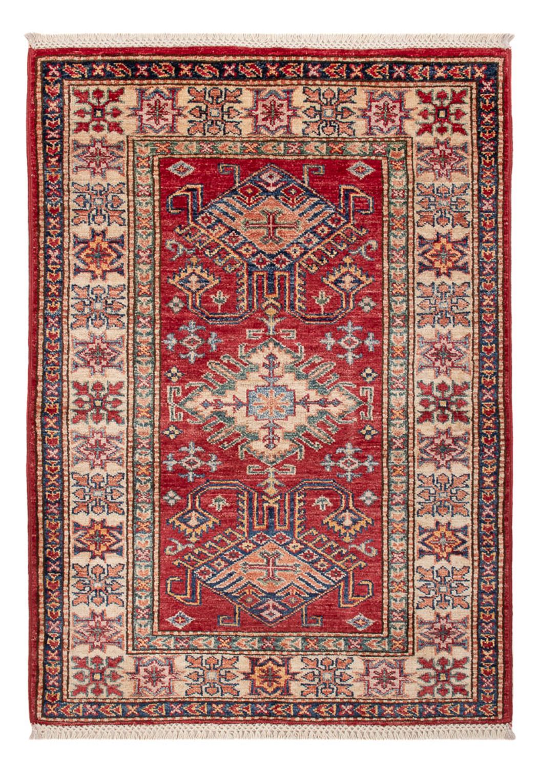 Alfombra Ziegler - Kazak - Real - 114 x 81 cm - rojo