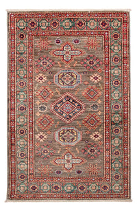 Alfombra Ziegler - Kazak - Real - 120 x 77 cm - marrón oscuro