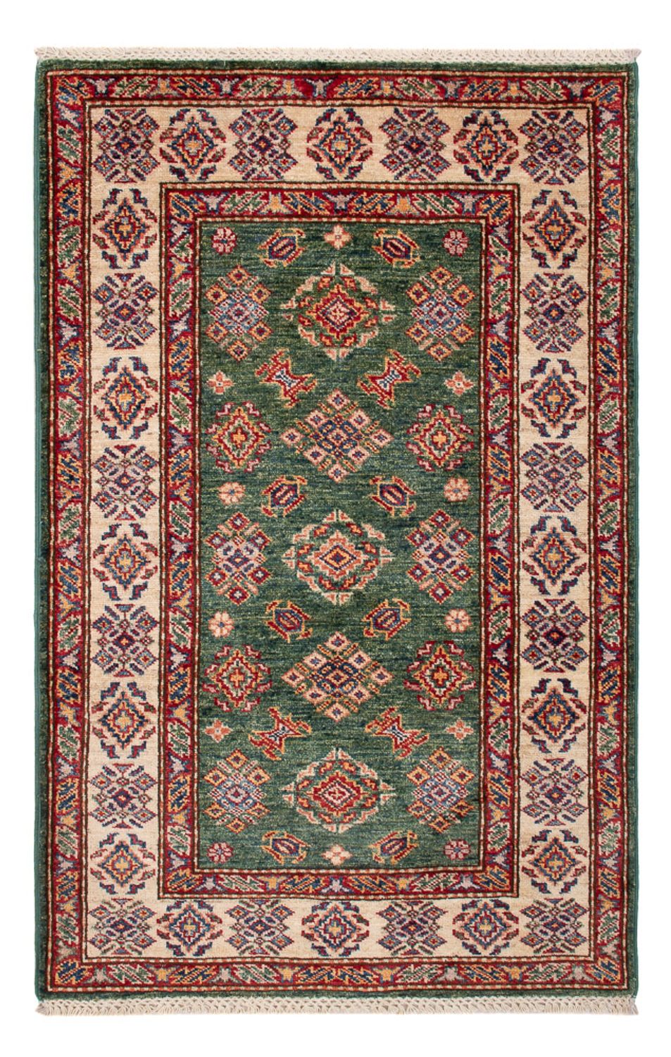 Alfombra Ziegler - Kazak - Real - 124 x 82 cm - verde
